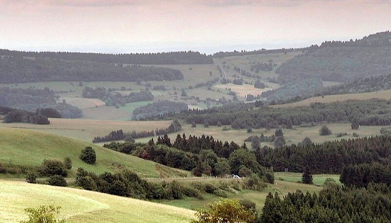 Landschaft in der Rhön. – Bild: HR