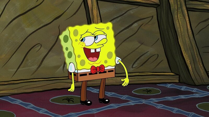 Als SpongeBob eine lange Hose anzieht, verändert sich sein Alltag in Bikini Bottom auf überraschende Weise. – Bild: Viacom. SpongeBob SquarePants created by Stephen Hillenburg.
