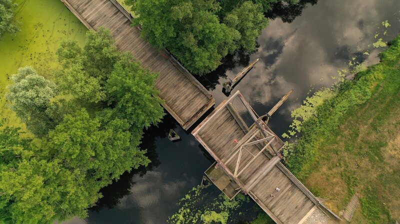 Brücke Briescht. – Bild: rbb/​Björn Lindenblatt