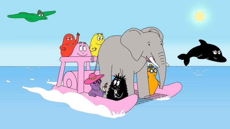 Barbapapa und Familie – Die bunten, birnenförmigen Barbapapas sind eine Familie mit einer ganz besonderen Fähigkeit – sie können ihre Körperform beliebig verändern. Blitzschnell verwandeln sie sich in alle möglichen Dinge oder auch Tiere. Diese Gabe nutzen Barbapapa, Barbamama und ihre sieben abenteuerlustigen Kinder, um jederzeit Menschen und Tieren in ihrer Umgebung zu helfen. Mit ihnen wird es nie langweilig, denn jeder Tag bietet neue lustige und spannende Abenteuer. Foto: ORF/​MARKAND MEDIA. Veröffentlichung honorarfrei nur für redaktionelle Berichterstattung in Sendungszusammenhang und mit Copyrightangabe. Kontakt: foto@orf.at – Bild: ORF/​MARKAND MEDIA
