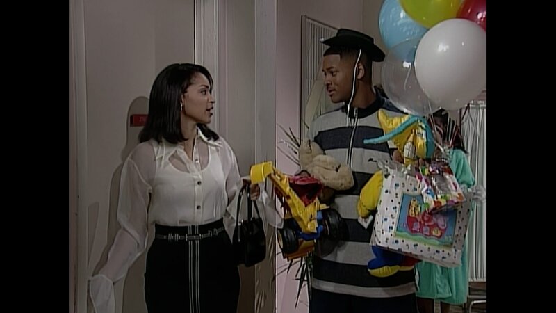 L-R: Hilary Banks (Karyn Parsons), Wills (Will Smith) – Bild: Warner Bros. Entertainment Inc.