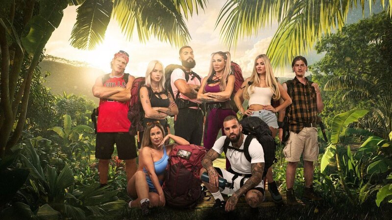 (v.l.n.r.) Steff; Gina; Maria; Lou; Lisha; Diogo; Edda; Hannes – Bild: Joyn /​ Adán Diaz
