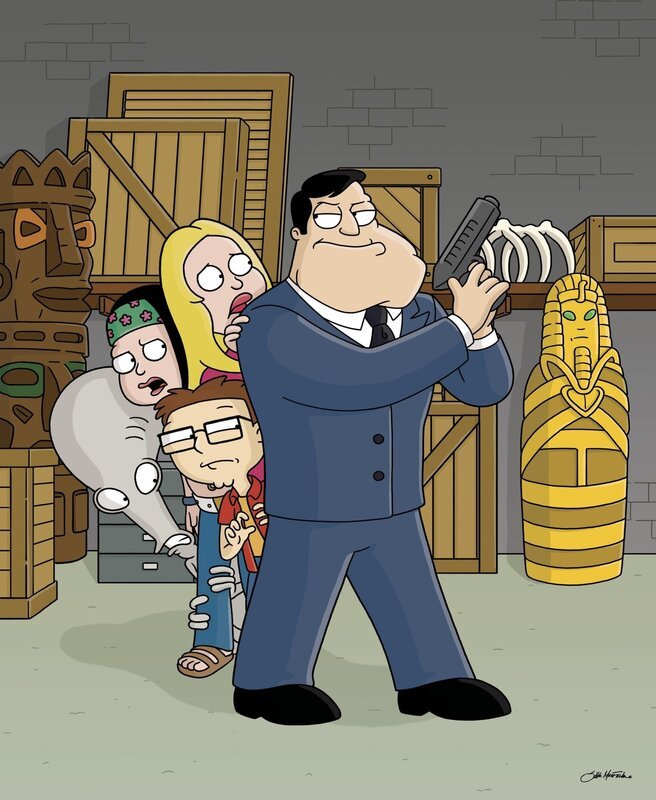 (v.li.) Rodger, Haylay, Francine, Steve und Stan – Bild: Twentieth Century Fox Film Corporation