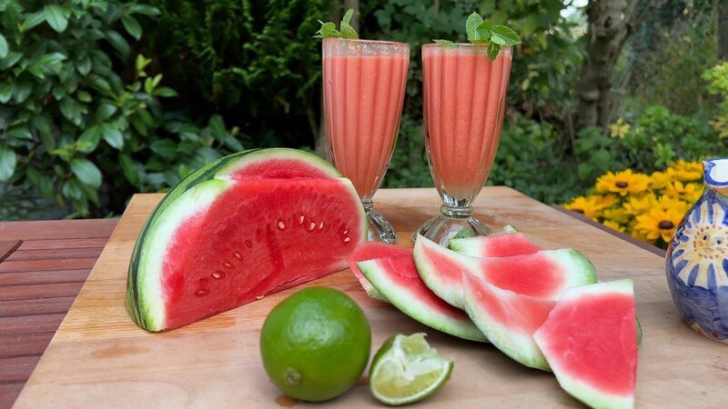 Melonen-Kokos-Smoothie – Bild: tv.gusto Melonen-Kokos-Smoothie – Bild: tv.gusto