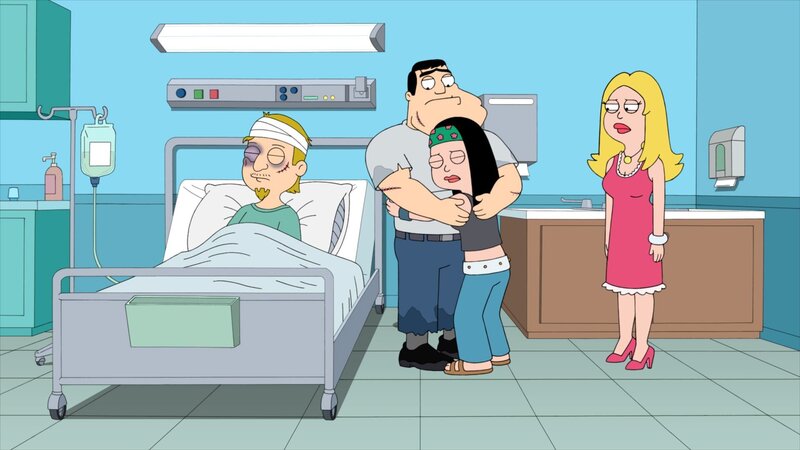 L-R: Jeff, Stan, Hayley, Francine – Bild: ViacomCBS