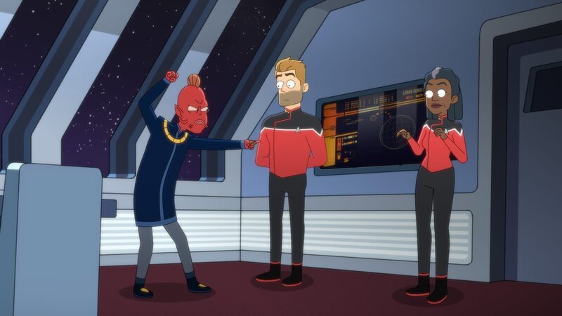 Commander Jack Ransom (m.) und Captain Carol Freeman (r.) – Bild: Paramount /​ Best Possible Screen Grab /​ CBS /​ CBS ALL ACCESS /​ 2020 CBS Interactive, Inc. All Rights Reserved