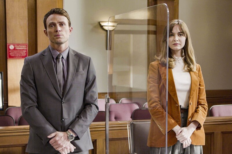 Mark Callan (Wilson Bethel, l.); Samantha Powell (Audrey Corsa, r.) – Bild: ProSiebenSat.1 Media SE