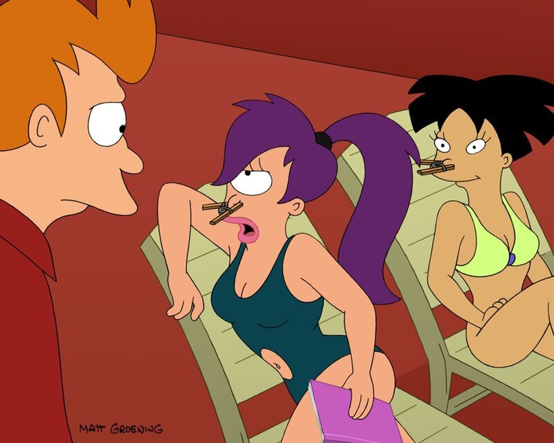 v.li.: Fry, Leela, Amy – Bild: OTTC