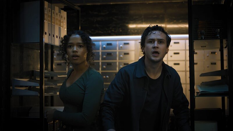 Zoey Davis (Taylor Russell, l.); Ben Miller (Logan Miller, r.) – Bild: Columbia Pictures Industries, Inc.