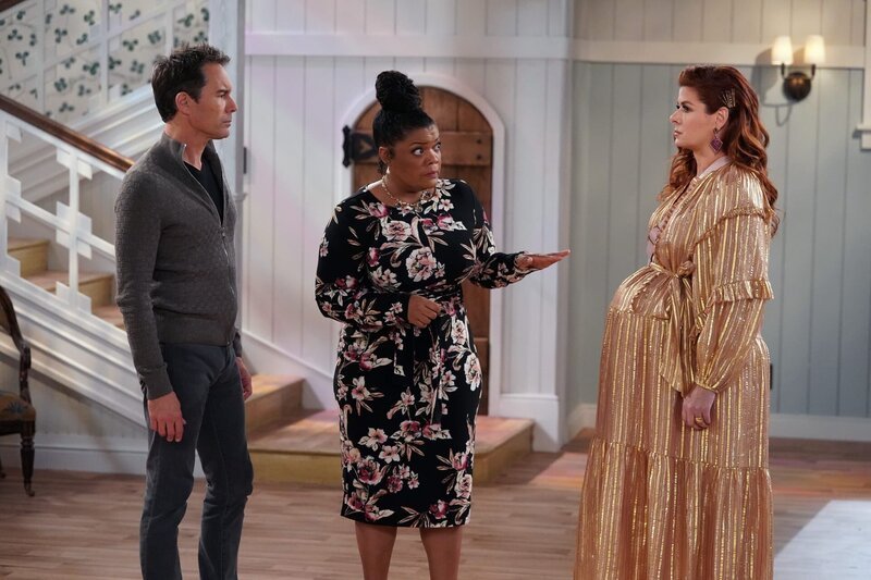 (v.l.n.r.) Will Truman (Eric McCormack); Ru (Yvette Nicole Brown); Grace Adler (Debra Messing). – Bild: NBCUniversal Media, LLC /​ Chris Haston