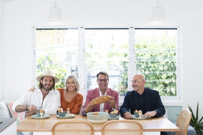 (v.l.n.r.) Jules; Erin; Andrew Winter; Neale Whitaker – Bild: Foxtel Management Pty Limited and Beyond Entertainment Limited