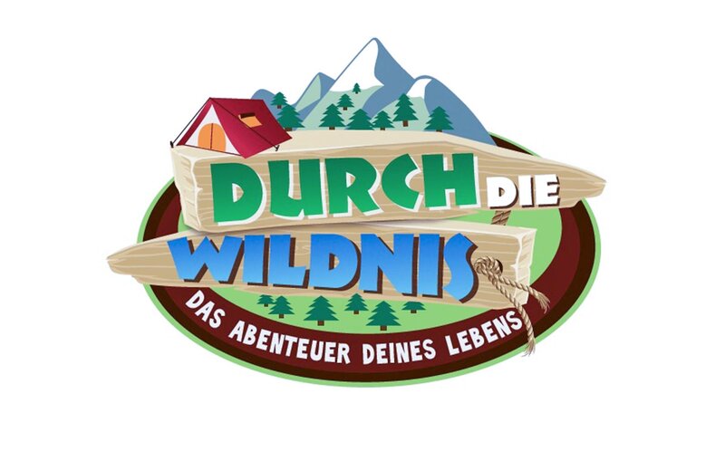 Sendungslogo „Durch die Wildnis“. – Bild: hr/​E+U TV Film- und Fernsehprod.