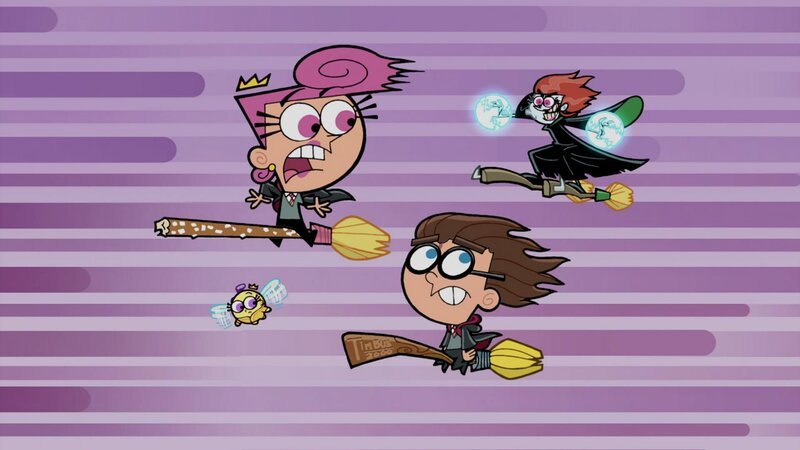 L-R: Poof, Wanda, Timmy, Vicky – Bild: Paramount