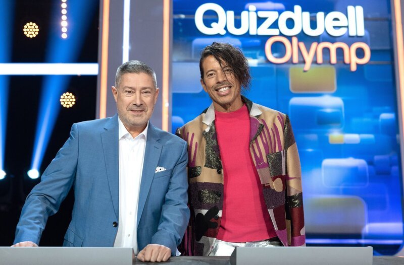 Die Kandidaten des Teams „Tanzkunst“: Joachim Llambi (l.), Tanzexperte und Jorge Gonzáles (r.), TV-Entertainer. – Bild: ARD/​Uwe Ernst