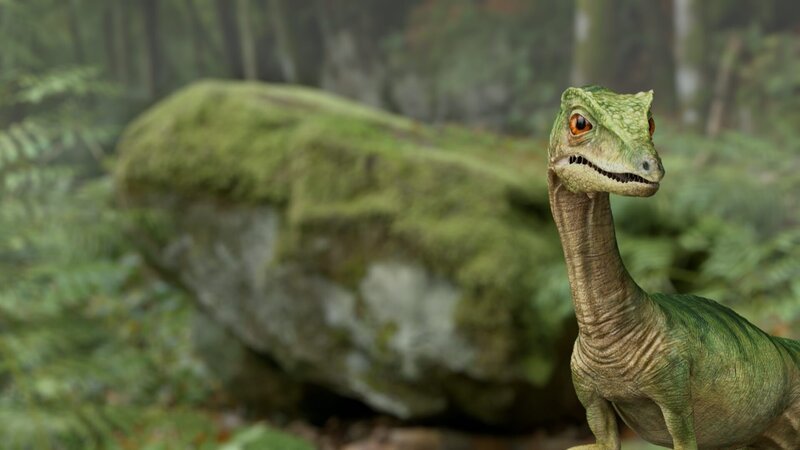 Vor 150 Millionen Jahren lebten noch Saurier in Deutschland. – Bild: ZDF