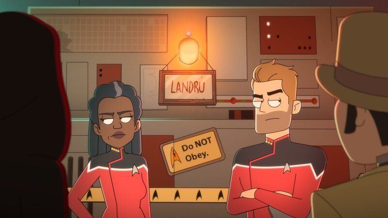 Captain Carol Freeman und Commander Jack Ransom – Bild: Paramount /​ Best Possible Screen Grab CBS 2020 CBS Interactive, Inc. All Rights Reserved.