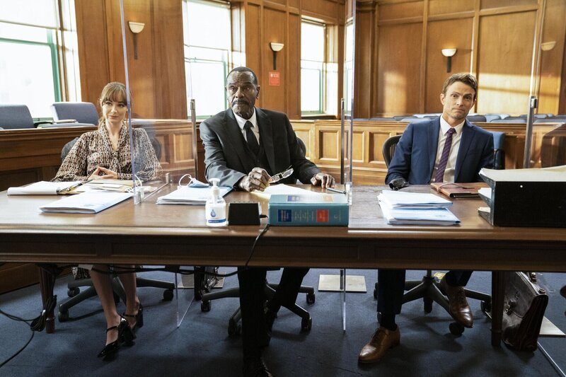 Samantha Powell (Audrey Corsa); Tony Carver (Steven Williams); Mark Callan (Wilson Bethel) – Bild: ProSiebenSat.1 Media SE
