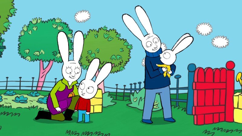 Simon (M. l.) und Franz (r.) hatten einen wundervollen Tag bei Oma (l.) und Opa (M. r.). Da fällt der Abschied umso schwerer. – Bild: GO-N Productions
