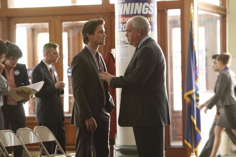 Neal Caffrey (Matt Bomer, li.) und Reggie Mayfield (Michael Mulheren) – Bild: Will Hart /​ Will Hart/​USA Network /​ Episodic /​ © USA Network