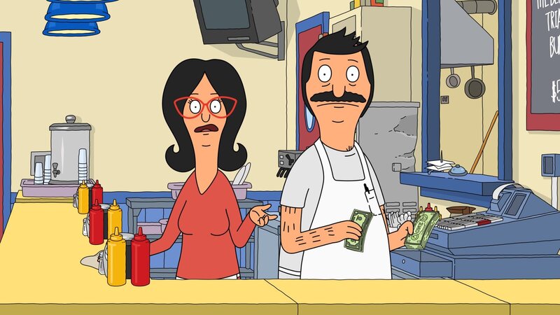 L-R: Linda, Bob – Bild: ViacomCBS /​ FOX /​ BOB’S BURGERS