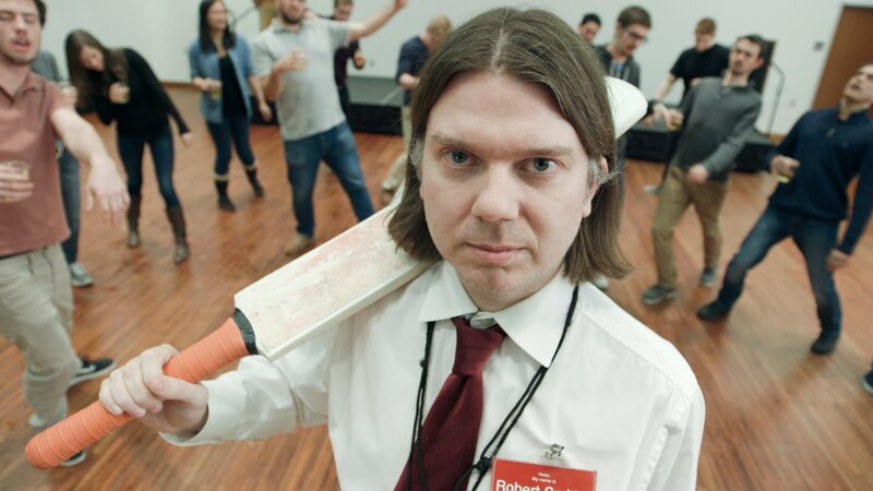 Robert Smith, Ph.D., Prof. Mathematics Ottawa University: Demonstrates his mathematical models of how pathogens travel and infect people by creating live human versions of those models with a group of students. – Bild: ZDF