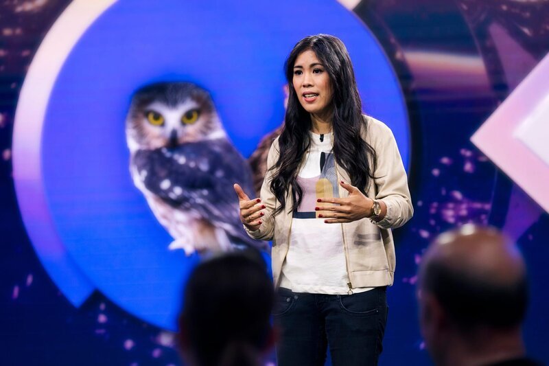 Mai Thi Nguyen-Kim präsentiert ihre neue Sendung: ‚MAITHINK X – Die Show‘. – Bild: ben knabe