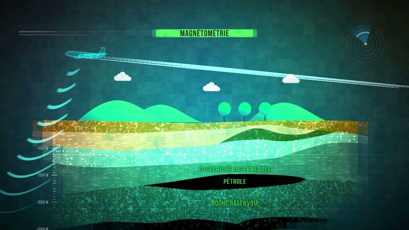 Angeblich sollten die Flugzeuge Ölquellen orten können. – Bild: ZDF und Hervé Glabeck