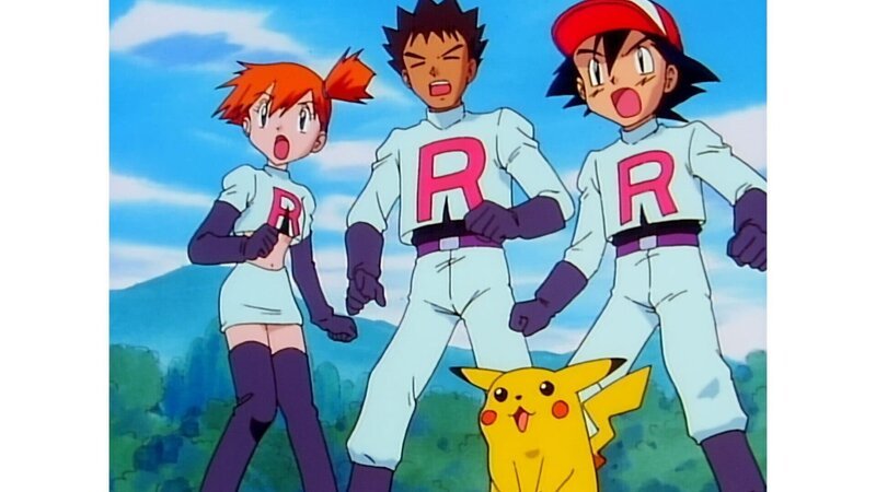Ash und seine Freunde lernen in einem mysteriösen Haus Duplica und ihr Pokémon Ditto kennen. – Bild: RTLZWEI