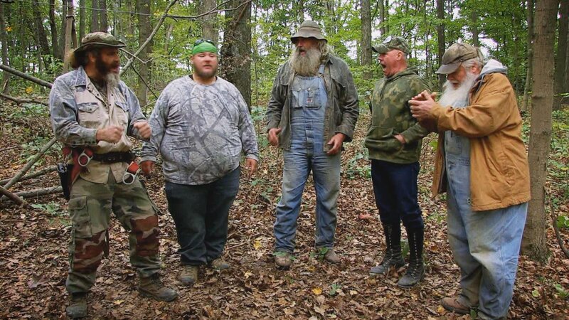 L-R: Willie,Buck, Huckleberry, Wild Bill und Jeff. – Bild: Warner Bros. Discovery