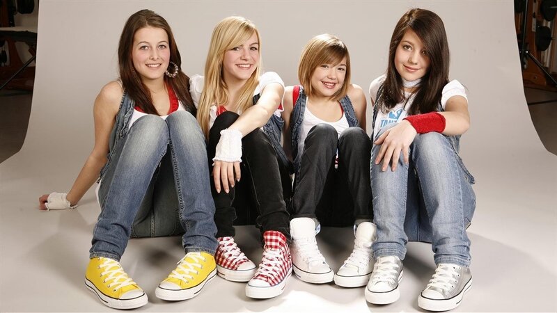 Die Tanzalarm-Kids v.li.: Kinga, Patrizia, Lara und Rachel. – Bild: KI.KA/​Ilona Kolar/​MingaMedia