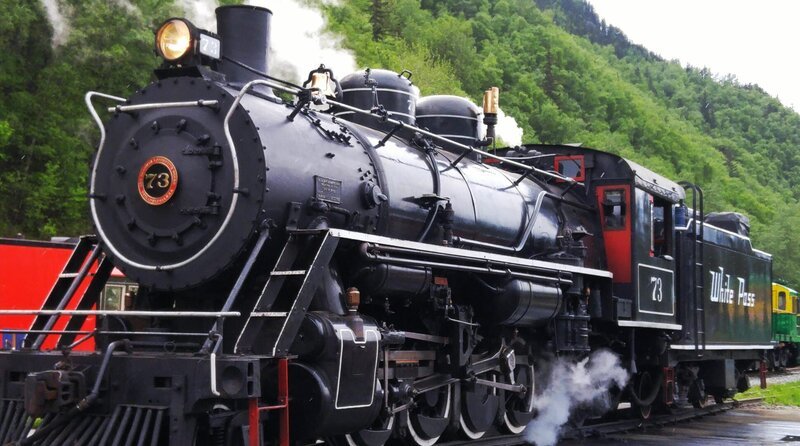 Das Herzstück der Flotte der Yukon Route Railroad ist eine restaurierte Dampflok aus den 1940er Jahren. – Bild: N24 Doku