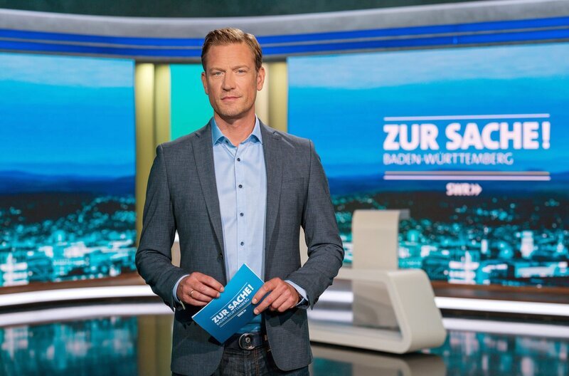 Moderator Florian Weber – Bild: SWR/​Christian Koch