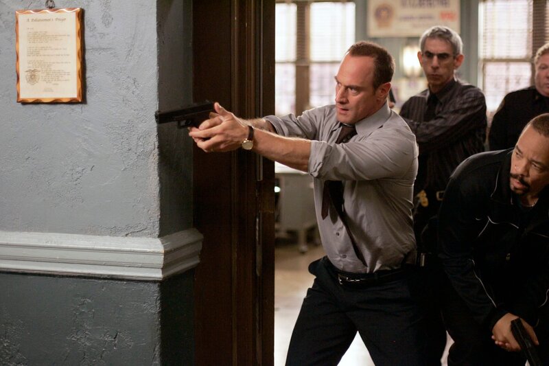 L-R: Det. Elliot Stabler (Christopher Meloni), Det. John Munch (Richard Belzer), Det. Odafin „Fin“ Tutuola  (Ice-T) – Bild: NBC Universal, Inc