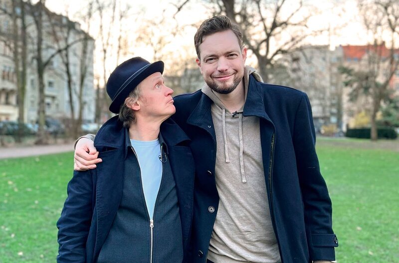 Pierre M. Krause (l.) und Bastian Bielendorfer – Bild: SWR