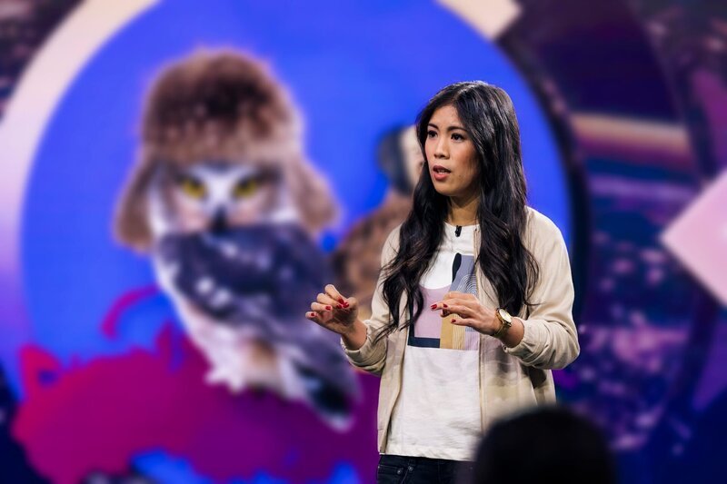 Mai Thi Nguyen-Kim präsentiert ihre neue Sendung: ‚MAITHINK X – Die Show‘. – Bild: ben knabe