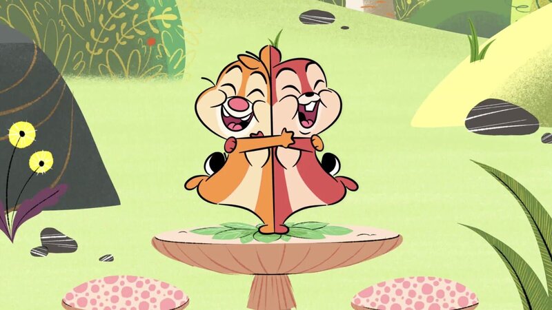 Nervous worrier Chip and laid-back dreamer Dale make the perfect odd couple: they’re best buddies and they drive each other nuts. – Bild: DISNEY+
