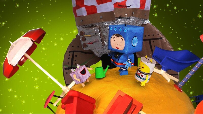 Timmi und Teddynaut sind auf dem Winzelplaneten gelandet. – Bild: rbb/​MDR/​MotionWorks GmbH
