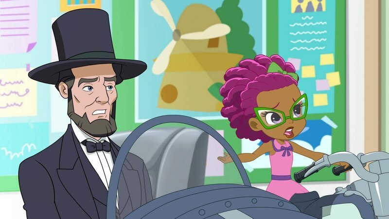 Abraham Lincoln und Patty. – Bild: ORF/​YFE Your Family Entertainment