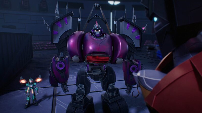 v.li.: Spitfire, Aftermath und Starscream – Bild: Screen Grab/​Nickelodeon/​Paramount /​ Paramount+ /​ TRANSFORMERS©2024 HASBRO. TRANSFORMERS: EARTHSPARK TV series©2024 Hasbro/​Viacom International Inc. All Rights Reserved.