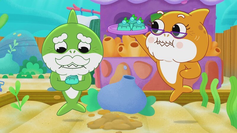 v.li.: Grandpa Shark, Grandma Shark – Bild: Paramount