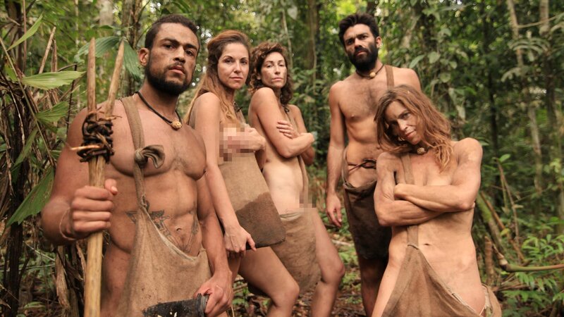 Chance, Amber, Gia, Fernando und Shannon posieren in der Wildnis. – Bild: Discovery Communications