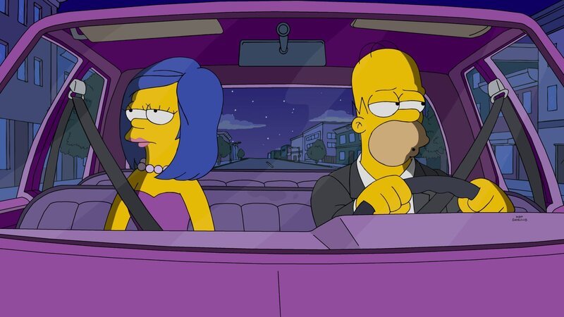 Wollen an ihrer Ehe arbeiten, doch der Funke scheint nicht überzuspringen: Homer (r.) und Marge (l.) … – Bild: Fox