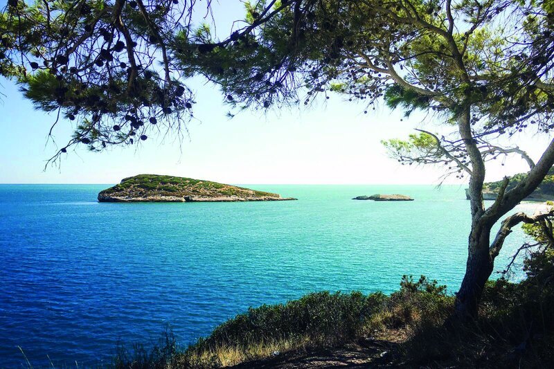 Die Küste der Halbinsel Gargano: Hier lebt Giuseppe Bramante und züchtet Garganica-Ziegen und Podolica-Kühe. – Bild: Florianfilm GmbH
