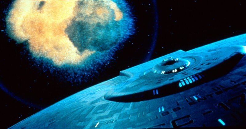Die Enterprise im Kampf gegen den „Nexus“. – Bild: Paramount Pictures Die Enterprise im Kampf gegen den „Nexus“. – Bild: Paramount Pictures