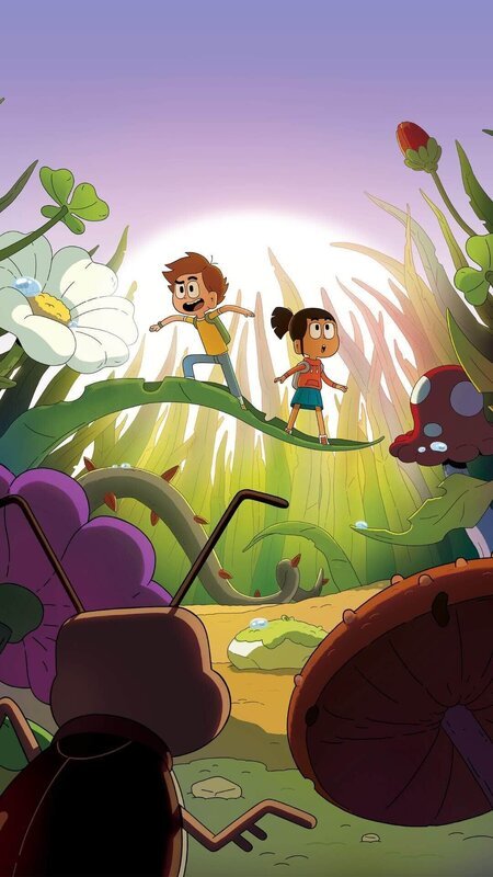 Mats (l.) und Malika bei den Insekten – Bild: SUPER RTL