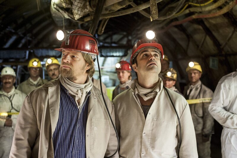 On left: Andreas Kringge and on right Michael „Mick“ Brisgau. – Bild: SAT.1 /​ Martin Rottenkolber