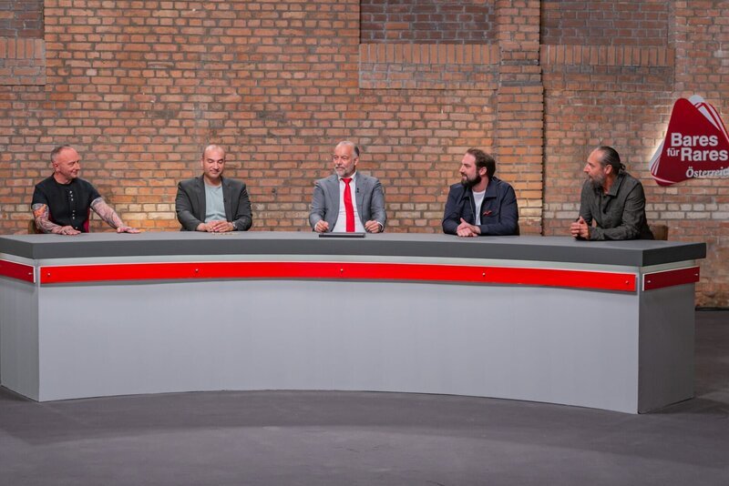 v.li.: Markus Schwindsackl, Robert Bargello, Markus Strassner, Stefan Patzl und René Wagner. – Bild: ServusTV /​ ON Media