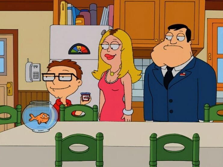 L-R: Klaus, Steve, Francine, Stan – Bild: 2005 Twentieth Century Fox Film Corporation. All rights reserved. Lizenzbild frei