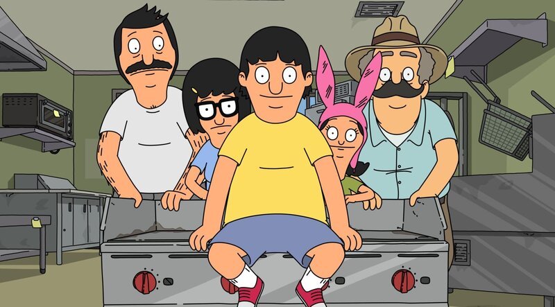 L-R: Bob, Tina, Gene, Louise, Jules – Bild: ViacomCBS /​ BOB’S BURGERS