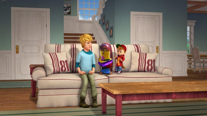 Alvin (r.) will sich und anderen beweisen, dass er ein guter Mensch ist. Als Emil, ein neuer Schüler, auf die Schule kommt, bietet Alvin ihm seine Hilfe an und schließt Freundschaft mit ihm.  +++ – Bild: SUPER RTL /​ Alvins neuer Freund